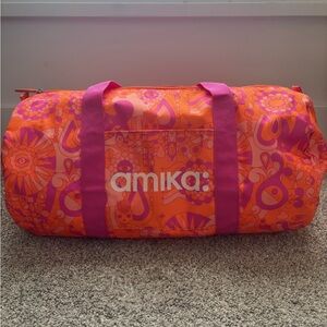 Amika Signature Print Duffle Bag